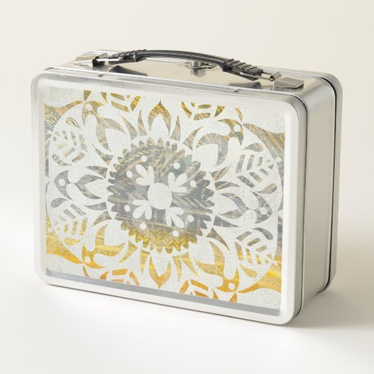 Tapestry Rosette II Metall Lunch Box (Rückseite)