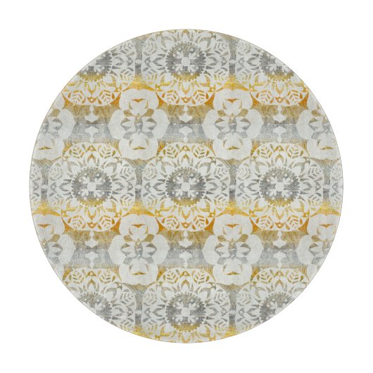 Tapestry Rosette II Schneidebrett (Vorderseite)