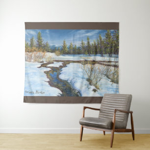 Tapestry "Snow Melt" Wandteppich