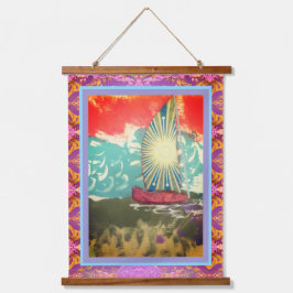 Tapestry - Starburst Sail Wandteppich Mit Holzrahmen