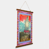 Tapestry - Starburst Sail Wandteppich Mit Holzrahmen (Gewinkelt)