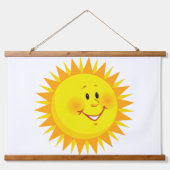 Tapestry Sunshine Wandteppich Mit Holzrahmen (Vorne)