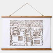 Tapestry Trio of Old London Wandteppich Mit Holzrahmen (Vorderseite 2)