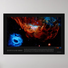 Tapestry von Blazing Starbirth (NGC 2014, NGC 2020 Poster