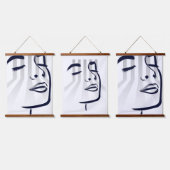 Tapestry Wandteppich Mit Holzrahmen (Dreifach)