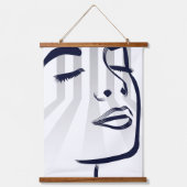 Tapestry Wandteppich Mit Holzrahmen (Vorderseite)