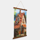 Tapestry Wandteppich Mit Holzrahmen (Gewinkelt)