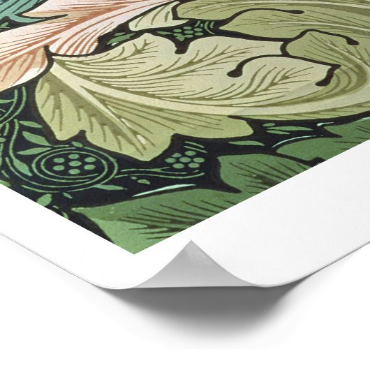 Tapete "Acanthus", 1875 Poster (Ecke)