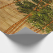 Tapete aus Bambus Geschenkpapier (Ecke)