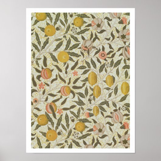 Tapete aus Früchten oder Granatapfel Poster (Vorne)