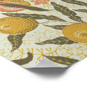 Tapete aus Früchten oder Granatapfel Poster (Ecke)