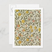 Tapete aus Früchten oder Granatapfel Postkarte (Vorne/Hinten)