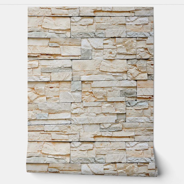 Tapete aus Naturstein 2 (Abrollen)