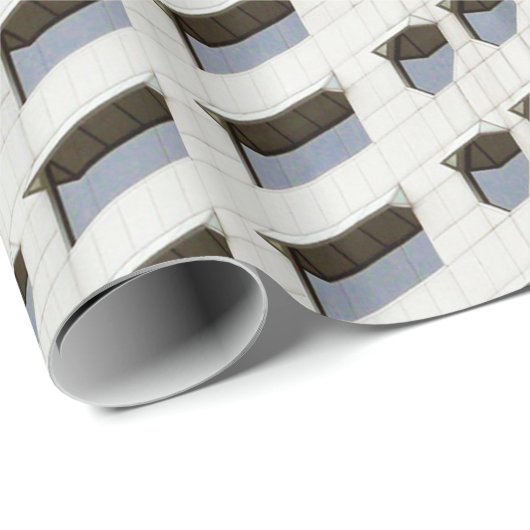 Tapete aus weißem Baustil Geschenkpapier (Rolleneckpunkt)
