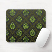Tapete Blumen Grün Mousepad (Mit Mouse)