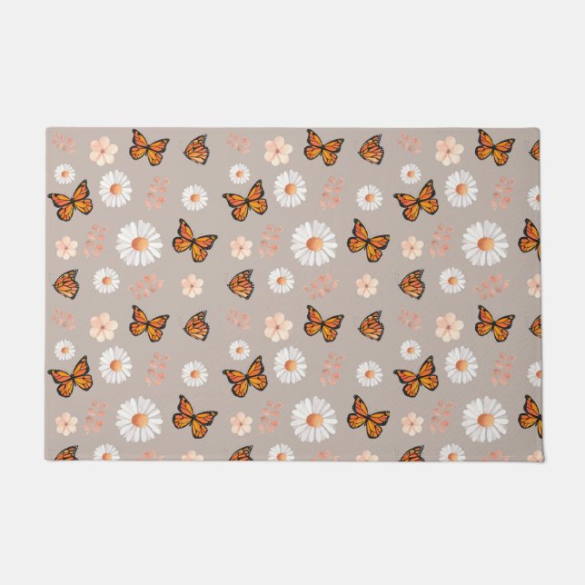 Tapete de Borboletas Monarca Fußmatte (Vorderseite)