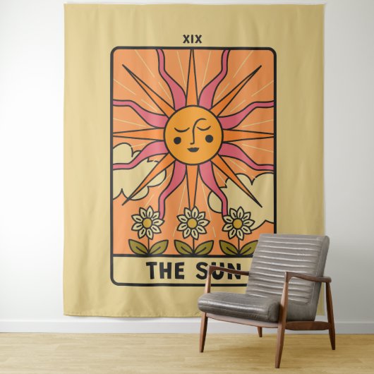 Tapete de Parede Flower Wandteppich (Beispiel)