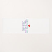 Tapete de yoga Jesus Yeshua Yogamatte (Vorderseite (Horizontal))