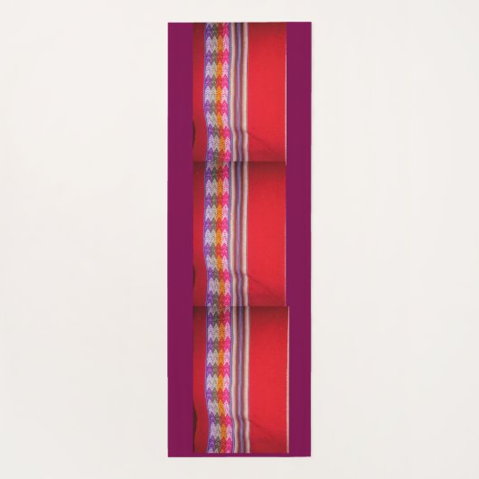 tapete de yoga peruano yogamatte (Rückseite)