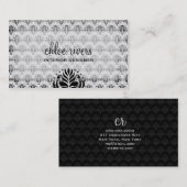 TAPETE des GRAU-311-ELEGANT Visitenkarte (Vorne/Hinten)