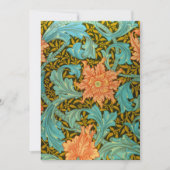 Tapete Design, Single Stem von William Morris Dankeskarte (Vorderseite)