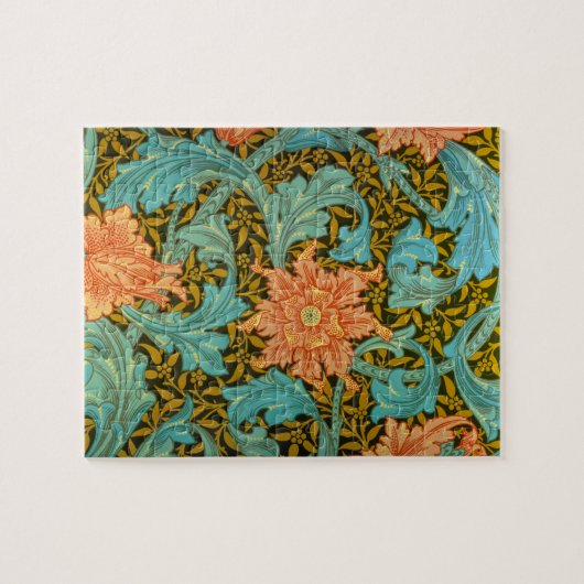 Tapete Design, Single Stem von William Morris Puzzle (Horizontal)