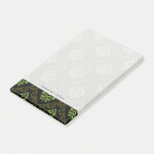 Tapete Floral Green Post-it Klebezettel (angewinkelt)