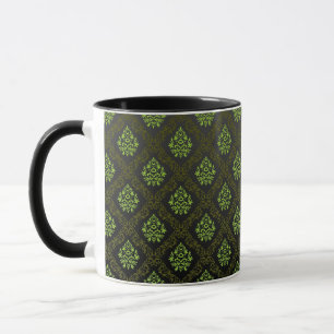 Tapete Floral Grün Tasse