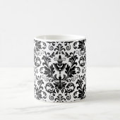 Tapete im Barockstil. Nahtloser Backgr Kaffeetasse (Mittel)