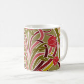 Tapete im Jugendstil. Kaffeetasse (VorderseiteRechts)