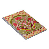 Tapete im Jugendstil. Notizblock (Rechte Seite)