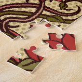 Tapete im Jugendstil. Puzzle (Seite)