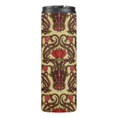 Tapete im Jugendstil. Thermosbecher (Rückseite)