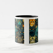 Tapete Katzen Zwei-Tonen-Tasse, 11 oz Zweifarbige Tasse (Mittel)