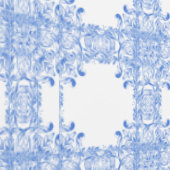 Tapete mit blauer Tile (Naht)