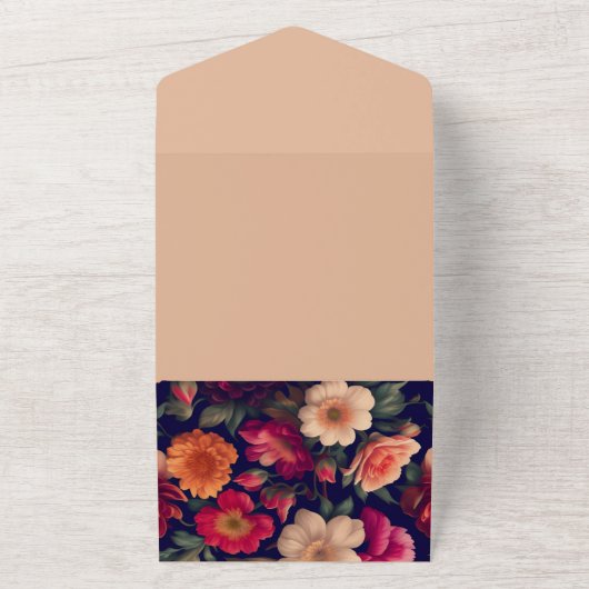 Tapete mit Blumenmuster All In One Einladung (Außenbereich)