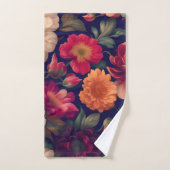 Tapete mit Blumenmuster Badhandtuch Set (Handtuch)