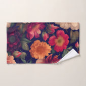 Tapete mit Blumenmuster Badhandtuch Set (Handtuch)