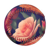 Tapete mit Blumenmuster Baseball (Vorderseite Links)