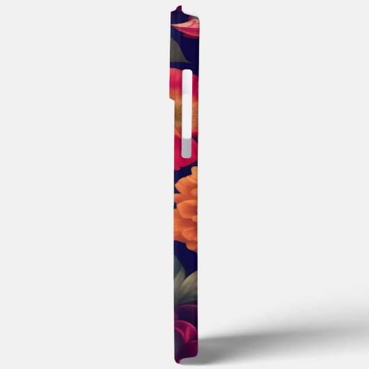 Tapete mit Blumenmuster Case-Mate iPhone Hülle (Rückseite / Links)