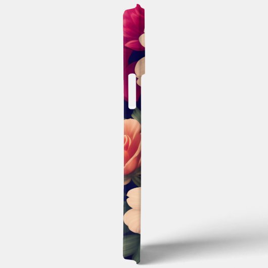 Tapete mit Blumenmuster Case-Mate iPhone Hülle (Rückseite / Rechts)