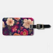 Tapete mit Blumenmuster Gepäckanhänger (Vorderseite horizontal)