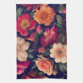 Tapete mit Blumenmuster Geschirrtuch (Vertikal)