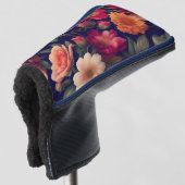 Tapete mit Blumenmuster Golf Headcover (3/4 Vorderseite)