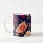 Tapete mit Blumenmuster Kaffeetasse (Links)