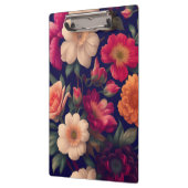 Tapete mit Blumenmuster Klemmbrett (Links)