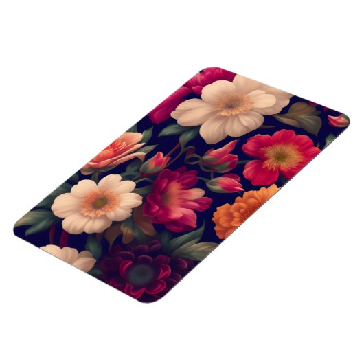 Tapete mit Blumenmuster Magnet (Linke Seite)