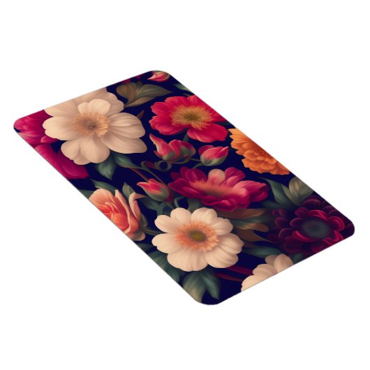 Tapete mit Blumenmuster Magnet (Rechte Seite)