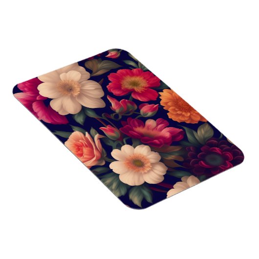 Tapete mit Blumenmuster Magnet (Rechte Seite)