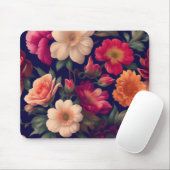 Tapete mit Blumenmuster Mousepad (Mit Mouse)